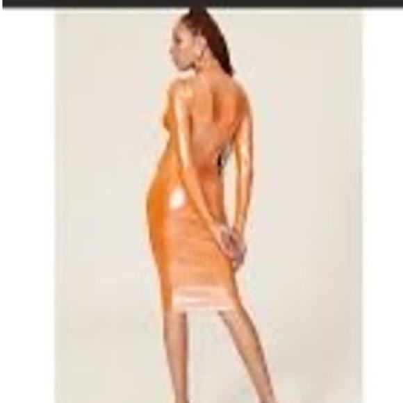 ROTATE Birger Christensen Alice Cutout Dress Size 38 or US Size 8 - Picture 4 of 9